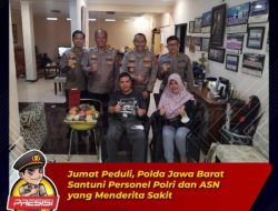 Polda Jawa Barat Peduli, Santuni Personel Polri Dan ASN Yang Menderita Sakit