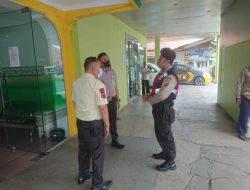 Polres Banjar Melaksnakan Patroli Dialogis ke Wilayah Pajajaran store dan Rumah Sakit Mitra Idaman