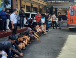 Polres Tasikmalaya Kota Bergerak Cepat Amankan 12 Remaja, Diduga Pelaku Pelemparan Batu Yang Tewaskan Seorang Pemuda