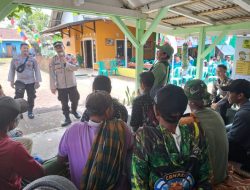 Polsek Pataruman, Patroli pada Akhir Pekan di Pemukiman Warga