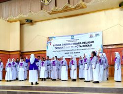 Sambut HUT Kota Bekasi Ke-26, Disdik Kota Bekasi Gelar Lomba Paduan Suara Tingkat SMP Se-Kota Bekasi