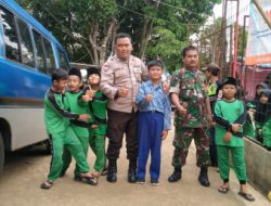 Sinergitas TNI-Polri di Kecamatan Kadipaten, Silaturahmi Kamtibmas di Ponpes Cipansor