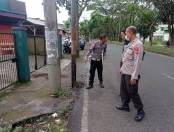 Tabrak Tiang Listrik, Seorang Pelajar Tewas dan Satu Kritis, Unit Gakkum Satlantas Polres Tasikmalaya Kota Lakukan Olah TKP