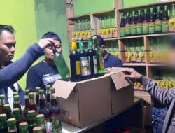 Demi Menciptakan Bulan Ramadhan Yang Hikmat, Polres Banjar Sita Puluhan Minuman Beralkohol