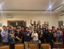 Kasatreskrim silahturahmi bersama Wartawan Liputan Polres Metro Bekasi Kota