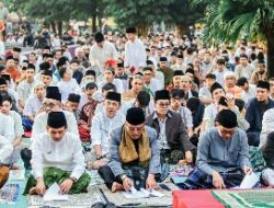Shalat Idul Fitri 1.444 H, Bupati Ciamis Sampaikan Pentingnya Membangun Keshalehan Sosial dan Individual