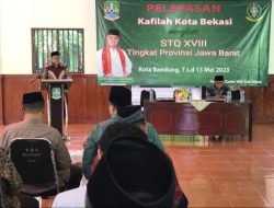 Asda II Lepas Kafilah STQH XVIII Tingkat Provinsi Jawa Barat