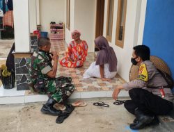 Bentuk Sinergitas TNI-POLRI Polsek Ciawi Polres Tasik Kota, Bhabinkamtibmas dan Babinsa Sambangi Warga Desa Gombong