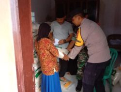 Bhabinkamtibmas Polsek Gunungtanjung Polres Tasik Kota Polda Jabar, Pantau Distribusi Pangan di Desa Giriwangi