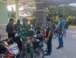 Dalam Rangka Penegakan Hukum Disiplin dan Tata Tertib Bagi Prajurit, Kodim 1416/Muna Menggelar Kegiatan Pemeriksaan Kelengkapan Kendaraan