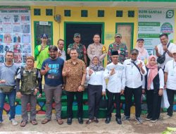 Sinergitas TNI-Polri Bhabinkamtibmas dan Babinsa serta Babinpotdirga Kel.Kotabaru menghadiri penilaian Bank sampah di wilayah Kel.Kotabaru