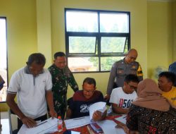 Sinergitas TNI-Polri Polsek Cihideung Polres Tasik Kota Polda Jabar, Pantau Kegiatan Forum Konsultasi Publik Pendataan Awal Registrasi Sosial Ekonomi