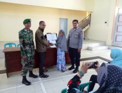 Sinergitas TNI Polri Polsek Jamanis Polres Tasik Kota Polda Jabar, Solid pantau Pembagian BLT