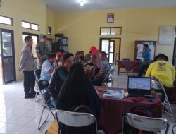 Sinergitas TNI-Polri Polsek Mangkubumi Polres Tasik Kota Polda Jabar, Monitoring Kegiatan Forum Konsultasi Publik Pendataan Awal Registrasi Sosial Ekonomi di Kelurahan Karikil