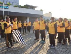 Tingkatkan Kebugaran Dan Menjaga Postur Tubuh Anggota Tetap Proporsional dan Ideal, Kapolres buka Kegiatan PMJ 60 KM Finisher