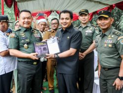 Bersama Jajaran Forkopimda, Wabup Ciamis Sambut Kedatangan KSAD Jenderal Dudung Abdurachman