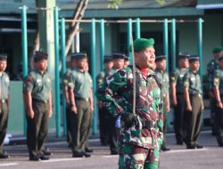 Pupuk Jiwa Kejuangan Prajurit, Kodim 0104/Atim Laksanakan Upacara Bendera