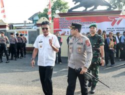 Wujudkan Pam Swakarsa, Bupati Herdiat Ikuti Apel Kasat Kamling di Mapolres Ciamis
