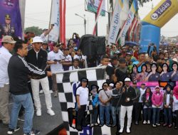 Bahagia Dapat Hadiah Utama Sepeda Motor, Pemenang Undian Jalan Sehat Ini Sampaikan Terimakasih Pada Bupati Ciamis