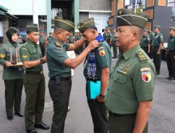 Dandim 0808/Blitar, Lepas Anggota Perwira dan Bintara Yang Akan Memasuki Masa Persiapan Pensiun