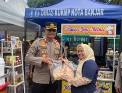 Dalam Rangka Hari Bhayangkara Ke-77, Polres bersama UMKM Kota Banjar Meriahkan Acara Pameran UMKM Kebangsaan Se-Priangan Timur