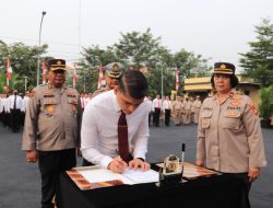 Deklarasi dan Penandatangan Komitmen Bersama Lingkungan Terjaga Polres Metro Bekasi Kota