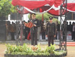 Kapolres Tasik Kota Bertugas sebagai Pembaca Teks UUD 1945 dalam Upacara HUT RI Ke-78 Tingkat Kota Tasikmalaya