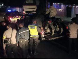 Kapolsek Sukaratu Pimpin KRYD Rayon II, Amankan Beberapa Pemuda dan Knalpot Bising