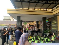 Kegiatan Polsanak, Siswa TK Joy Kids National Plus Sangat Senang Disapa Langsung Kapolres Tasik Kota