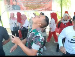 Memeriahkan HUT RI Ke-78, Anggota Koramil 1409-01 Somba Opu Mengikuti rangkaian Lomba Tingkat Kecamatan