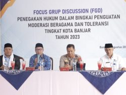 Menjadi Narasumber FGD FKUB, Kapolres Banjar: Bhineka Tunggal Ika Harus Kita Jaga