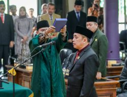 Paripurna Istimewa Pengucapan Sumpah Pimpinan DPRD Ciamis, Bupati : Semoga Dapat Meningkatkan Sinergitas dan Kebersamaan