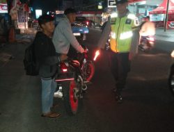 Patroli KRYD, Polsek Kawalu Melaksanakan Razia dan Sampaikan Himbauan Kamtibmas