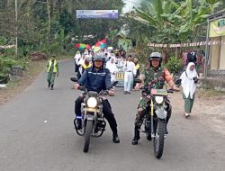 SINERGITAS TNI-POLRI POLSEK KAWALU POLRES TASIK KOTA POLDA JABAR, MELAKSANAKAN PAM GIAT MASYARAKAT