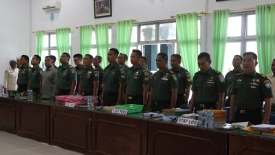 Tim Wasrik Itdam IM Melakukan Giat Wasrik Dalam Rangka Meningkatkan Kinerja Organisasi Kodim 0104/Atim