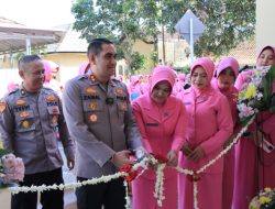 Kapolres Didampingi Ketua Cabang Bhayangkari Polres Tasik Kota, Resmikan Kantor Bhayangkari dan Posyandu