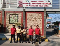 Satresnarkoba Bekasi Kota Kunjungi Kampung Tangguh Jaya Anti Narkoba, Ajak Satuan Pengamanan Aktif Pencegahan Narkoba