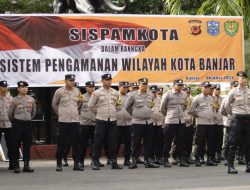 Hadapi Pemilu 2024, Polres Banjar Gelar Simulasi Sispamkota