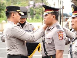Kapolres Banjar Pimpin Upacara Sertijab Kasat Lantas Polres Banjar