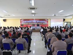 Polres Metro Bekasi Kota Gelar Kegiatan Latpraops Mantap Brata Jaya 2023 – 2024