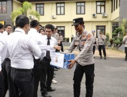 Sedekah Rutin Personel Polres Banjar untuk Menolong Masyarakat