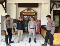 Operasi Mantap Brata Lodaya, Polres Banjar Lakukan Pengamanan di Kantor KPU Kota Banjar