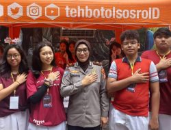 Polsek Bekasi Timur Monitoring dan Pengamanan Kegiatan Pembukaan BLIGHT Marsud CUP 2023 di SMA Marsudirini Kemang Pratama