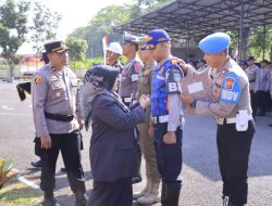Cek Kesiapan, Polres Banjar Melaksanakan Apel Gelar Pasukan Ops Lilin Lodaya 2023, Pengamanan Natal dan Tahun 2024
