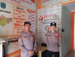 Kesiapsiagaan Polres Banjar Perketat Penjagaan di kantor Bawaslu Kota Banjar
