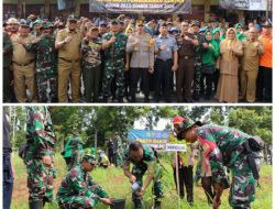 Kodim 0613/Ciamis melaksanakan karya bakti pembersihan sampah di kawasan Pasar Banjar, Lingkungan Jadimulya, Kelurahan Hegarsari, Kecamatan Pataruman, Kota Banjar