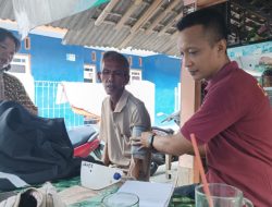 Tidak hanya Personil Polisi, Dokkes Bantu Warga Peserta Kampanye dari salah satu Partai Politik