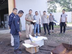 Kapolres Banjar Hadiri Kegiatan Pemusnahan Kelebihan Surat Suara yang Tidak Digunakan