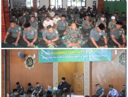 Kodim 0612/Tsm Peringati Isra’ Mi’raj Nabi Muhammad SAW 1445 H/2024bdi Masjid At-taqwa Makodim 0612/Tsm