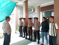 Pelaksanaan Rekapitulasi Penghitungan Suara di PPK Pataruman Dijaga Ketat oleh Personel Polres Banjar bersama Unsut TNI